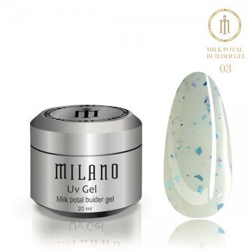 Milk Potal Builder Gel Milano15ml № 03